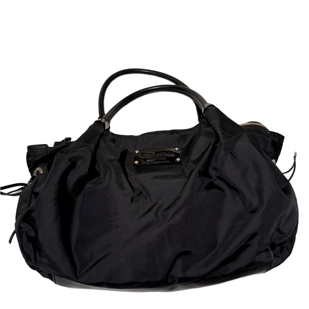 Kate Spade Nylon and Leather Tote/Handbag. EUC - Picture 3 of 8